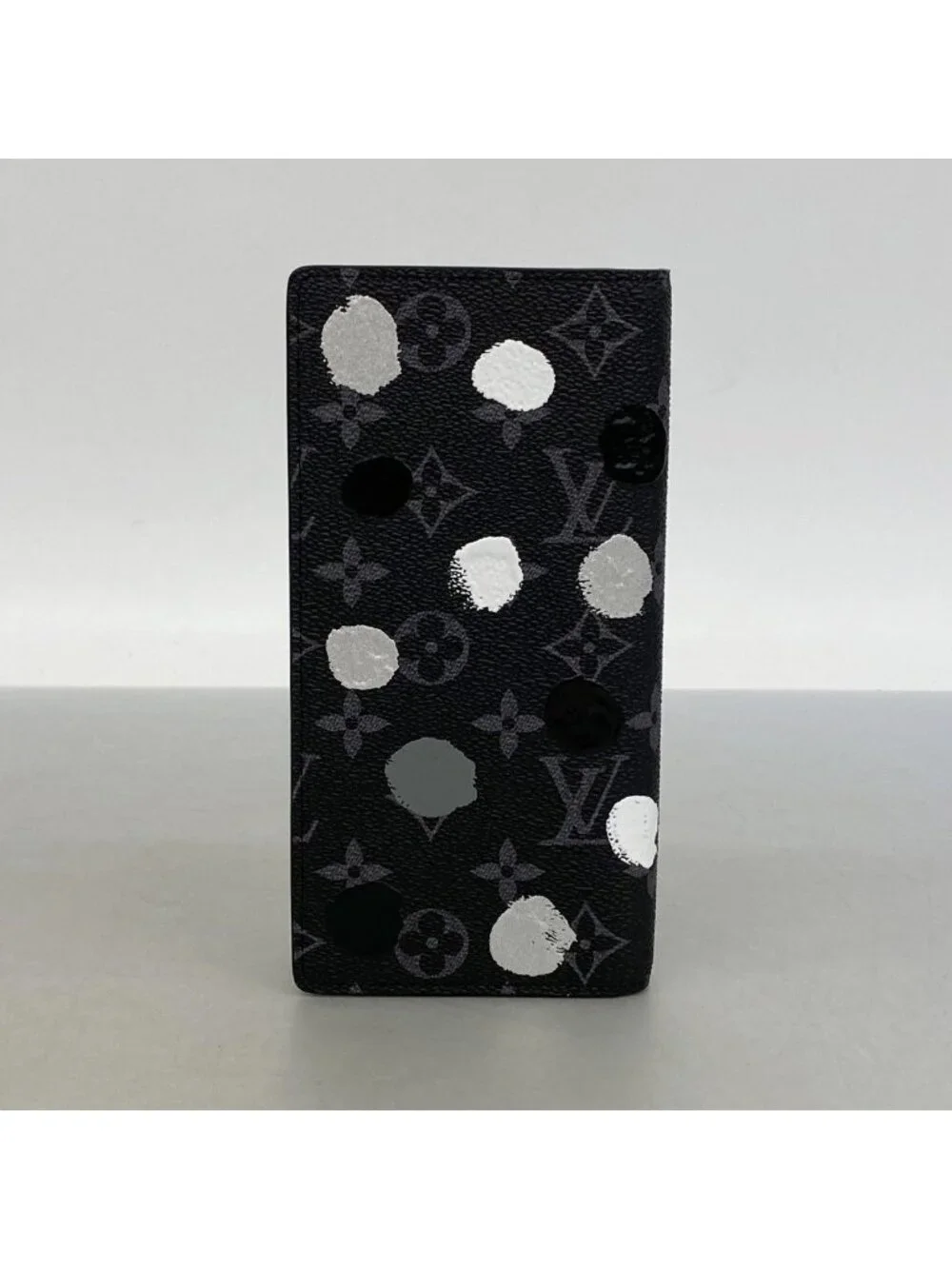 Louis Vuitton Wallet Monogram Eclipse Portefeuille Brazza Black